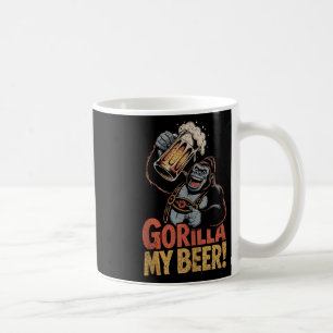 Taza De Café Gorilla My Beer Funny Ape Stein Fiesta Animal Tank
