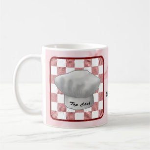 Taza De Café Gorra de Chef Checker