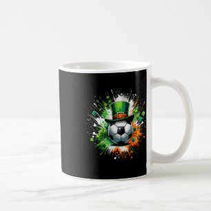Taza De Café Gorra de fútbol de Leprechaun