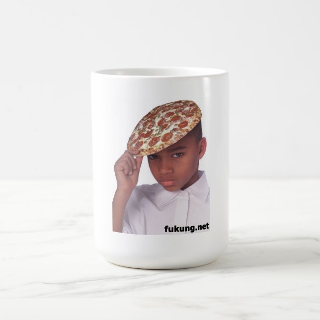 Taza De Café gorra de la pizza (Centro)