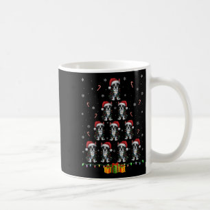 Taza De Café Gorra de Santa de Boston Terrier para mujeres Navi