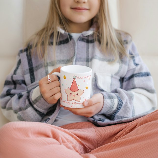 Taza De Café Gorra Estrella Rosa navidades (Subido por el creador)