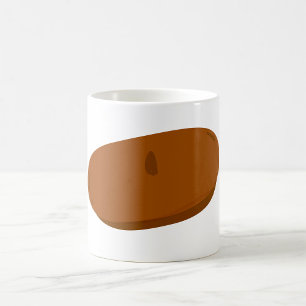 Taza De Café Gorra francés Brown Beret minimalista