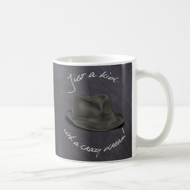 Taza De Café Gorra para Leonard. ¡Niño ideal loco! (Derecha)