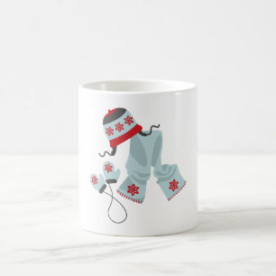 Taza De Café Gorra Scarf & Mittens