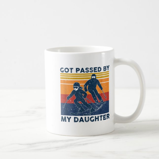 Taza De Café Got Ped By My Daughter Funny Skiing  (Derecha)