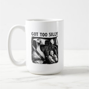 Taza De Café Got Too Silly Ganso Cinturón de Seguridad Asiento