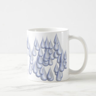 Taza De Café Gotas de agua (3D)