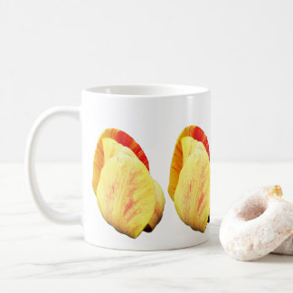 Taza De Café Gotas de lluvia de los tulipanes