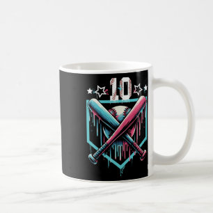 Taza De Café Goteo de Bysebyll cumpleaños 10 niños número 10 ju
