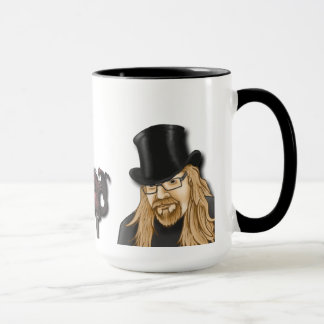 taza de café gótica del teatro de la marioneta de
