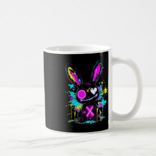 Taza De Café Gótico Bunny Kawaii Rabbit Cute Traje Gótico E-chi
