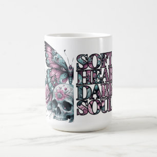 Taza De Café Gótico de Soul Pastel de Corazón Oscuro