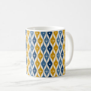 Taza De Café Gotitas de lluvia coloridas de Koloman Moser