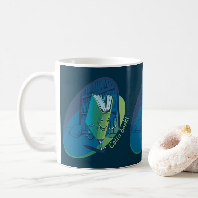 Taza De Café Gotta Book (Con donut)