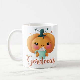 Taza De Café "Gourdgeous Pumpkin Coffee Mug - Caída Cuta Otoño