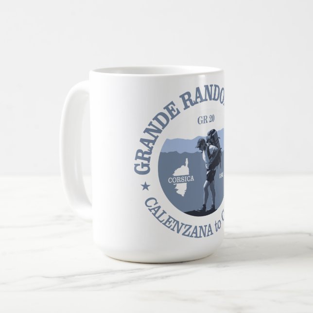 Taza De Café GR20 Córcega (BG) (Anverso izquierdo)