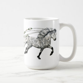 Taza De Café Gra islandesa de caballos