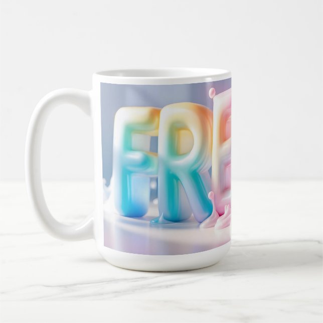 Taza De Café Grabación 3D fresca de Mug (Izquierda)