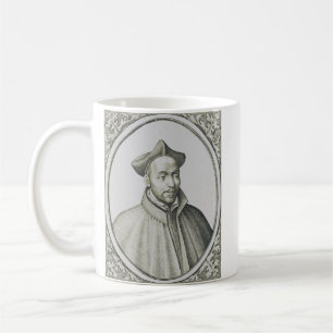 Taza De Café Grabado de San Ignacio de Loyola Arte Antiguo