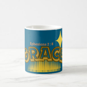 Taza De Café Grace ( Ephesian 2 : 8) Mug&Cup