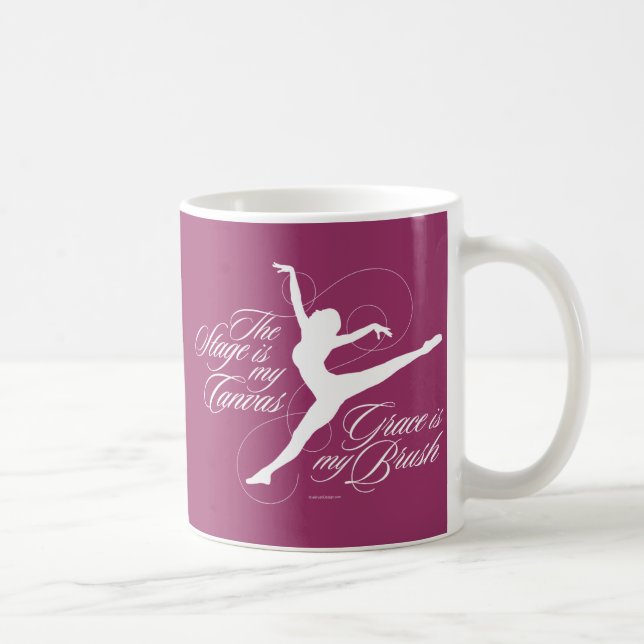 Taza De Café Grace es mi pincel (baile) (Derecha)