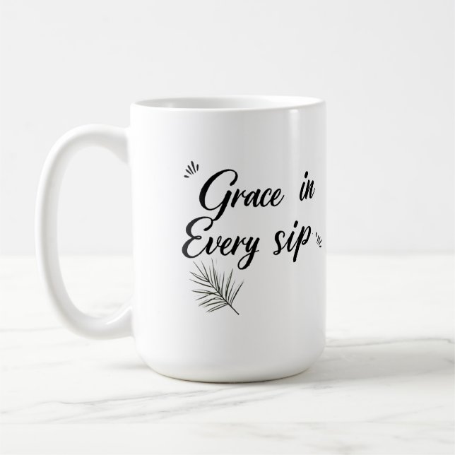 Taza De Café Grace in Every Sip (Izquierda)
