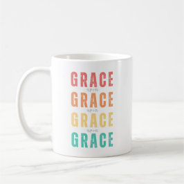 Taza De Café Grace Upon Grace, Rainbow Faig Mug, Christian