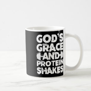 Taza De Café Grace y Protein Shakes Bodybuilding Gym Fi