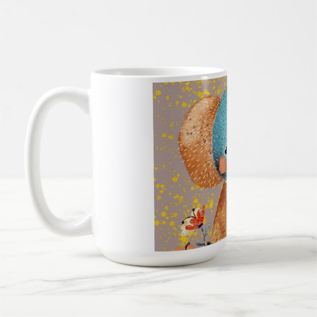 Taza De Café Graceful Elephant in the Wild (Izquierda)