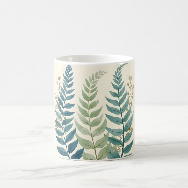 Taza De Café Graceful Ferns (Centro)