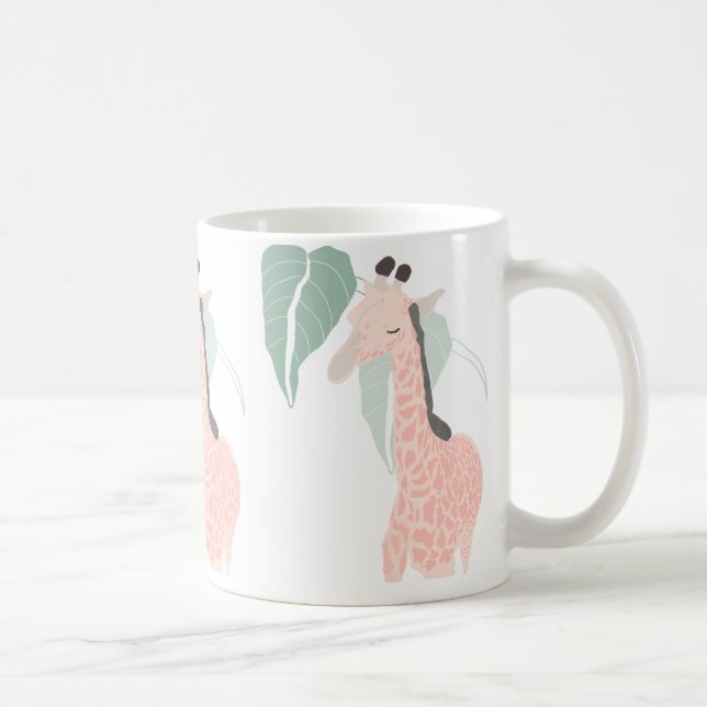 Taza De Café Graceitosamente su jirafa 2 (Derecha)