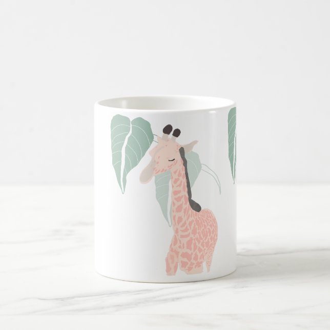 Taza De Café Graceitosamente su jirafa 2 (Centro)