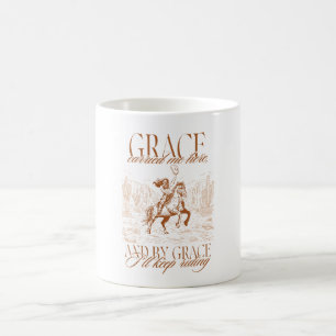 Taza De Café Gracia de Vaquera Occidental Me Trajo Aquí