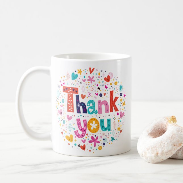 Taza De Café Gracias (Con donut)