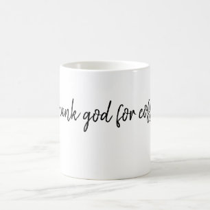 Taza De Café Gracias a dios por el café - Mug