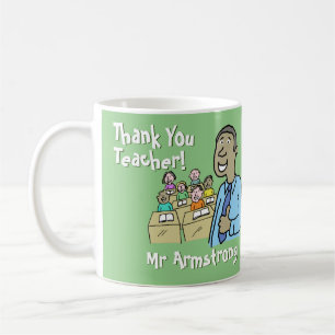 Taza De Café Gracias a un profesor masculino