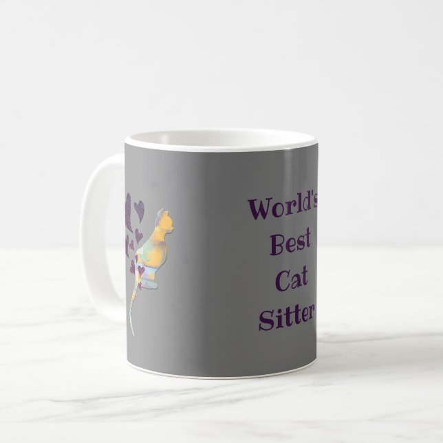 Taza De Café Gracias al mejor gato del mundo (Anverso izquierdo)