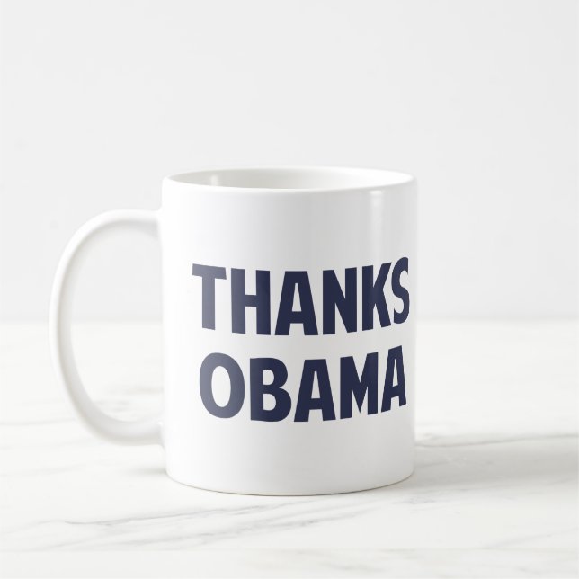 Taza De Café Gracias Barack Obama (Izquierda)