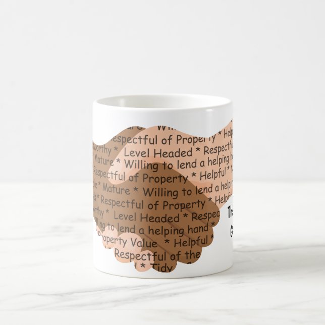 Taza De Café Gracias, buen vecino (Centro)