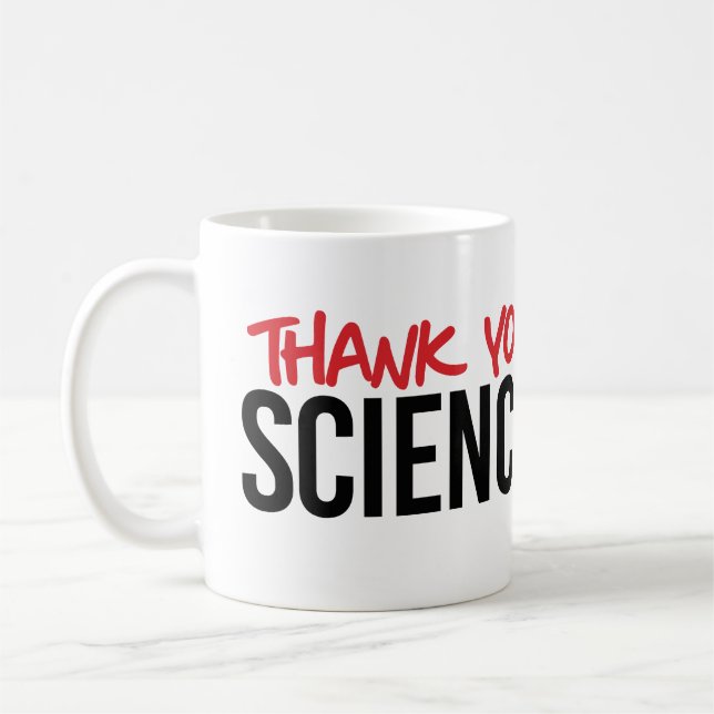 Taza De Café Gracias ciencia (Izquierda)
