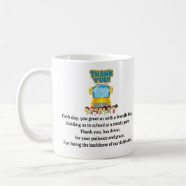 Taza De Café Gracias, Conductor De Autobús Escolar.