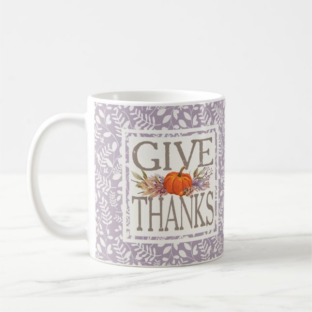 Taza De Café Gracias | Cosecha de otoño (Izquierda)