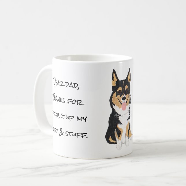 Taza De Café Gracias de un perro (Anverso izquierdo)