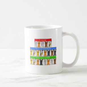 Taza De Café Gracias Enfermera Personalizado de Diálisis Gatos