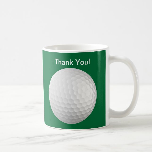 Taza De Café Gracias Golf los regalos (Derecha)