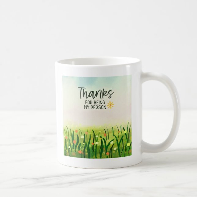 Taza De Café Gracias - Gracias por ser mi persona (Derecha)
