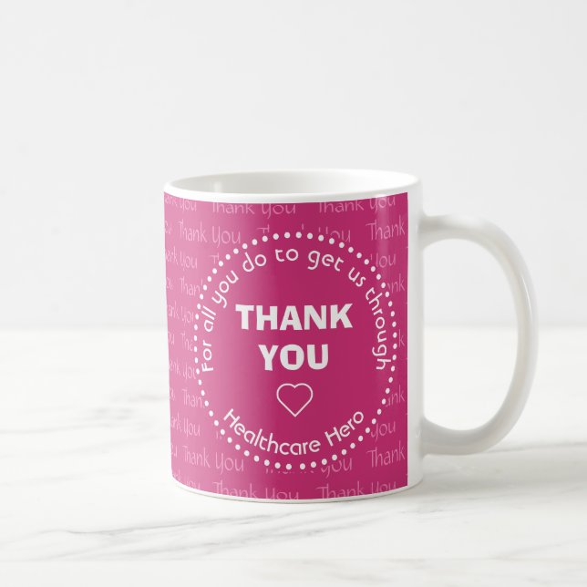 Taza De Café GRACIAS HERMANO DE LA SALUD Personalizado (Derecha)