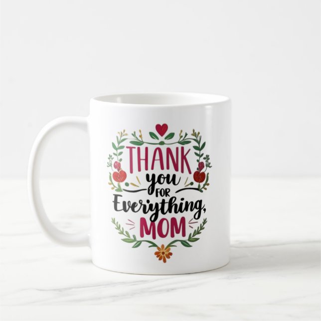 Taza De Café Gracias mamá (Izquierda)