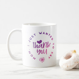 Taza De Café Gracias Mamá Morple Pink Coffee Mug